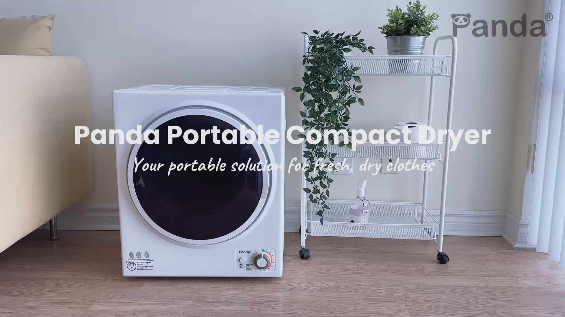 Panda 1.5cu.ft Electric Compact Dryer