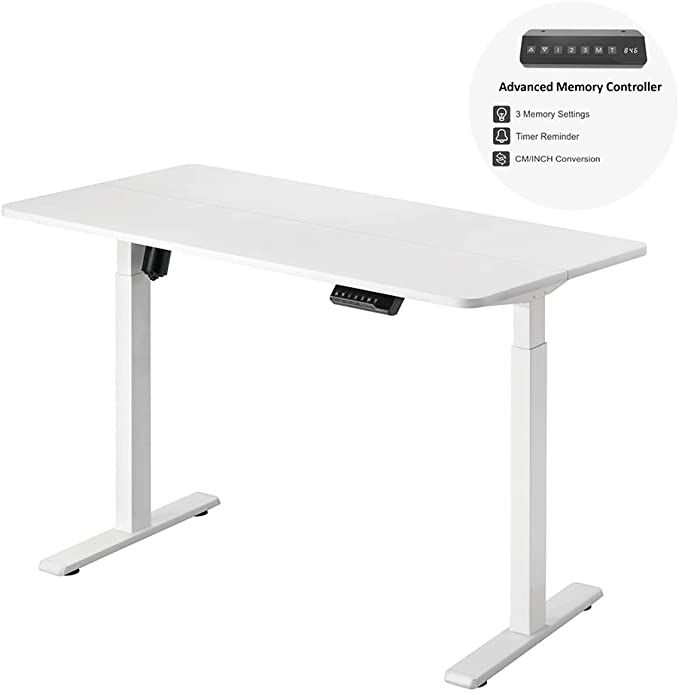 Electric Height Adjustable Desk (White) 🇨🇦